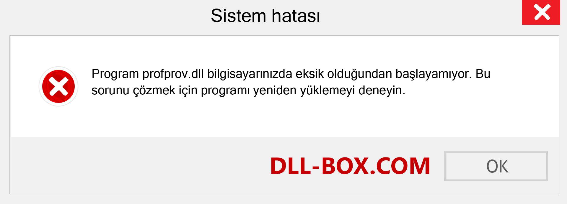 profprov.dll dosyası eksik mi? Windows 7, 8, 10 için İndirin - Windows'ta profprov dll Eksik Hatasını Düzeltin, fotoğraflar, resimler